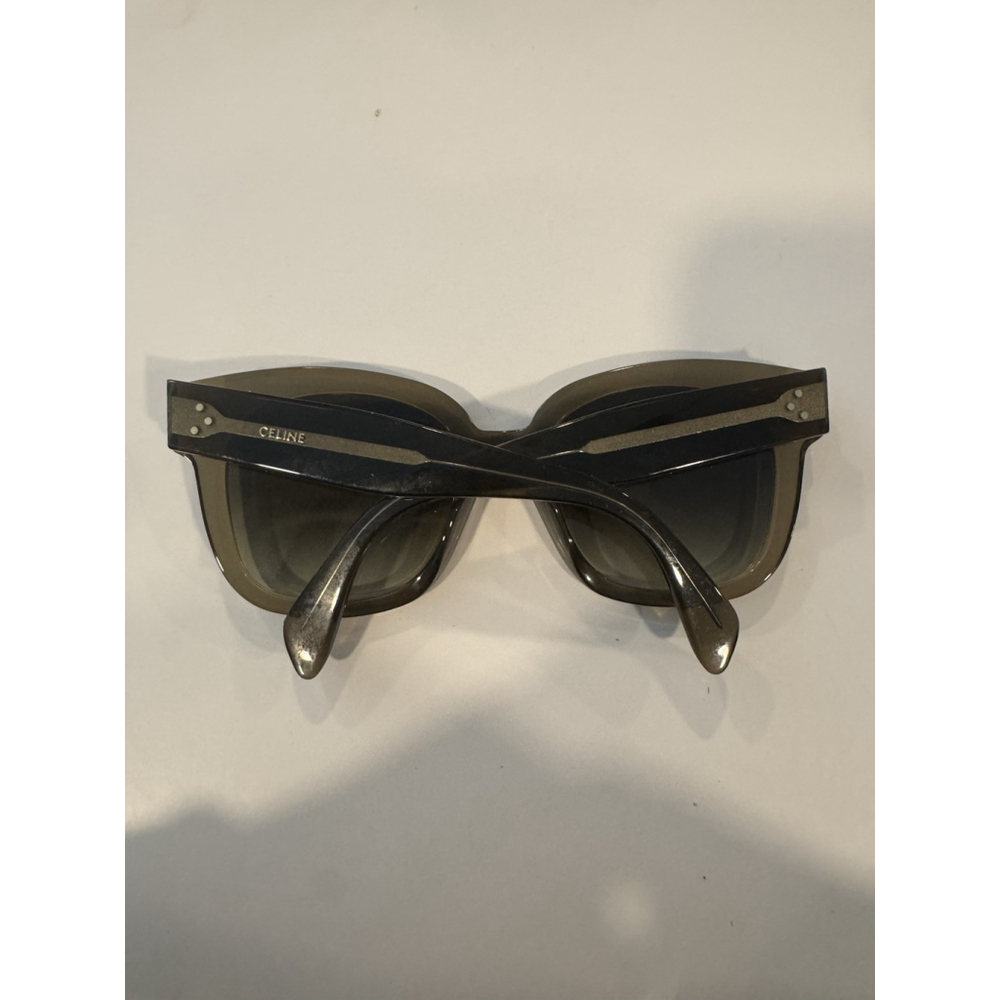 NEW CELINE Sunglasses CL4002UN 98P 54mm Khaki Crystal Olive Gradient Green - Picture 3 of 4